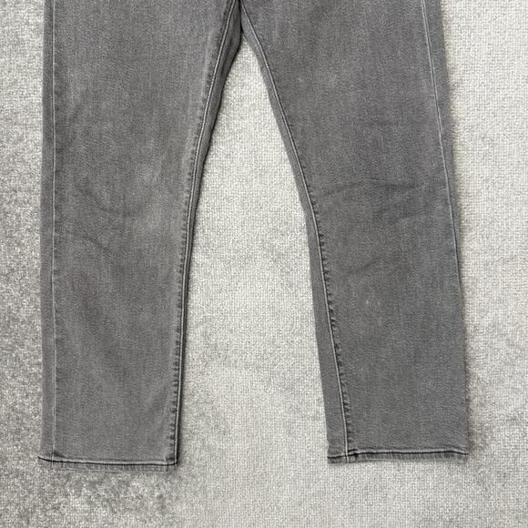 Levi's Wedgie Straight Jeans Womens 30x28 Gray High Rise Stretch Denim Red Tab - Picture 3 of 13